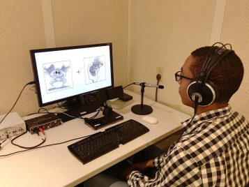The newest addition to our speech perception lab is a state-of-the-art EyeLink 1000+ Remote Eye Tracking system 